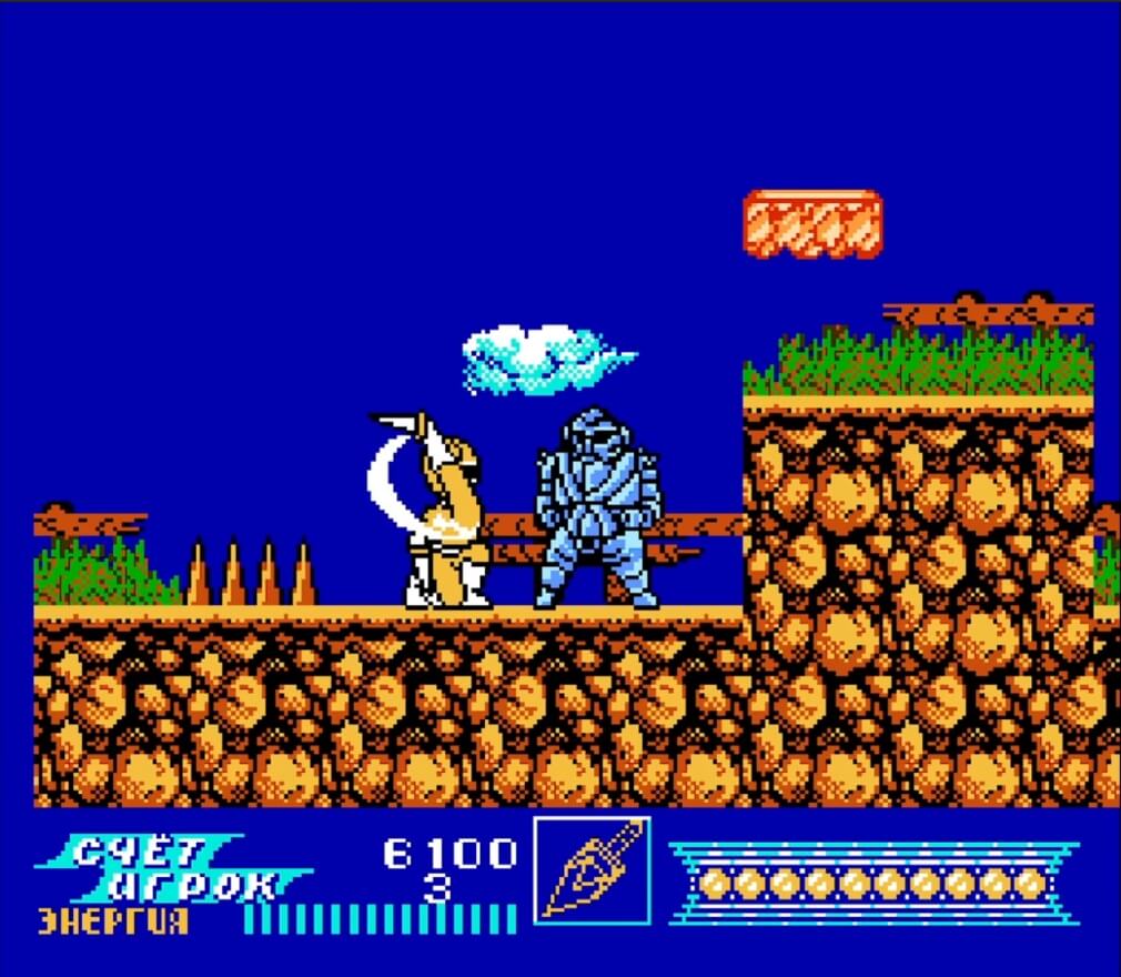 Kyouryuu Sentai Zyuranger - геймплей игры Dendy\NES